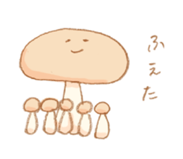 More!! Cute Mushroom!! sticker #7438282