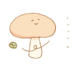 More!! Cute Mushroom!! sticker #7438283