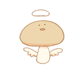 More!! Cute Mushroom!! sticker #7438286