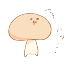 More!! Cute Mushroom!! sticker #7438289