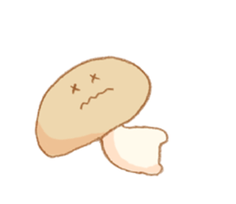 More!! Cute Mushroom!! sticker #7438290