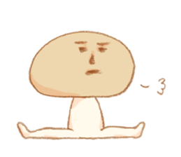 More!! Cute Mushroom!! sticker #7438291