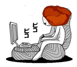 shin karaageo sticker #7438640