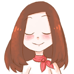 Chompu, Close eye and gentle smile