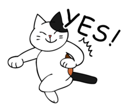 Fall in love cats sticker #7438710