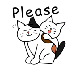 Fall in love cats sticker #7438722