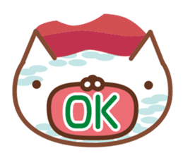 NIGIRI NEKO sushi-cats  (English) sticker #7438804
