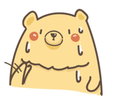 egg egg bear sticker #7438853