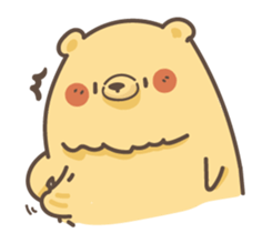 egg egg bear sticker #7438855