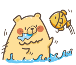 egg egg bear sticker #7438857