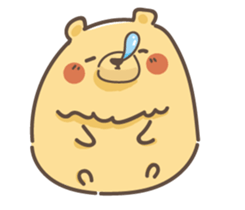 egg egg bear sticker #7438858