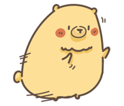 egg egg bear sticker #7438861