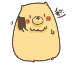 egg egg bear sticker #7438863