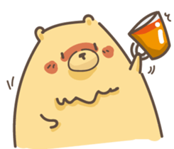 egg egg bear sticker #7438865