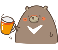 egg egg bear sticker #7438866