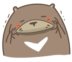 egg egg bear sticker #7438868