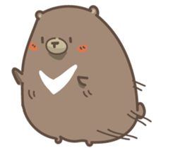 egg egg bear sticker #7438869