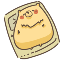 egg egg bear sticker #7438872