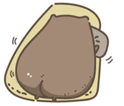 egg egg bear sticker #7438873