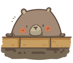 egg egg bear sticker #7438875