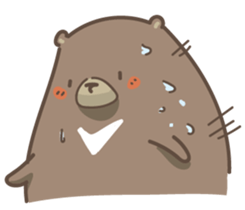 egg egg bear sticker #7438876