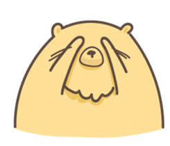 egg egg bear sticker #7438878