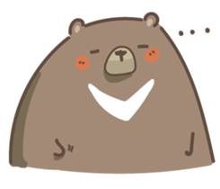 egg egg bear sticker #7438879