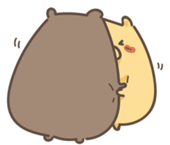 egg egg bear sticker #7438882