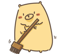 egg egg bear sticker #7438891