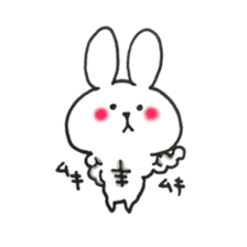 Cute Rabbit. sticker #7440023