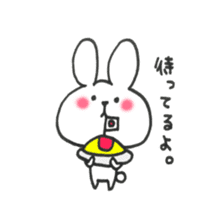 Cute Rabbit. sticker #7440043