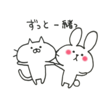 Cute Rabbit. sticker #7440049