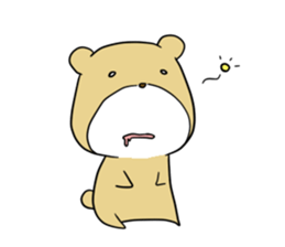 Glutinous rice cake animals sticker #7440144