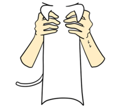 Glutinous rice cake animals sticker #7440156