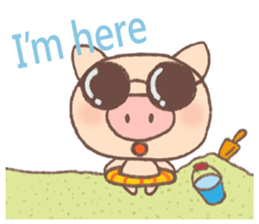 Dumpling Pig (English) sticker #7440333