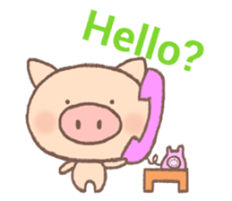 Dumpling Pig (English) sticker #7440337