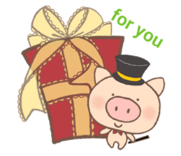 Dumpling Pig (English) sticker #7440338