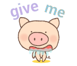 Dumpling Pig (English) sticker #7440340