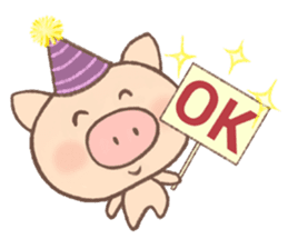 Dumpling Pig (English) sticker #7440344