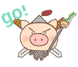 Dumpling Pig (English) sticker #7440350