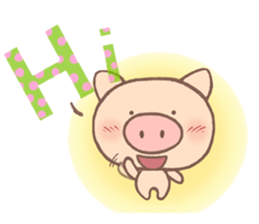 Dumpling Pig (English) sticker #7440359