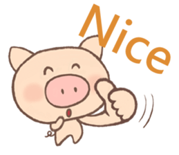 Dumpling Pig (English) sticker #7440367