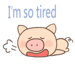 Dumpling Pig (English) sticker #7440370