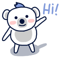 Charming Koala Baby sticker #7440492