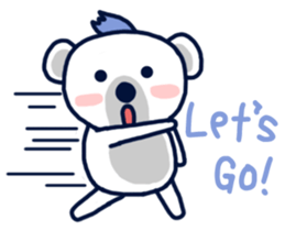 Charming Koala Baby sticker #7440495