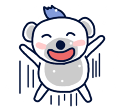 Charming Koala Baby sticker #7440496