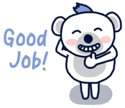 Charming Koala Baby sticker #7440497