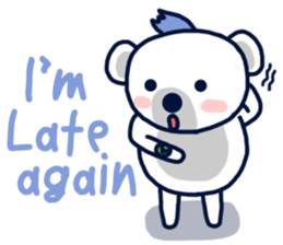 Charming Koala Baby sticker #7440499