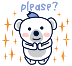 Charming Koala Baby sticker #7440506