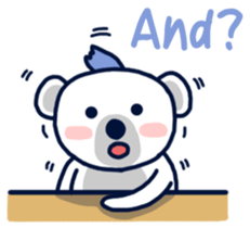 Charming Koala Baby sticker #7440511